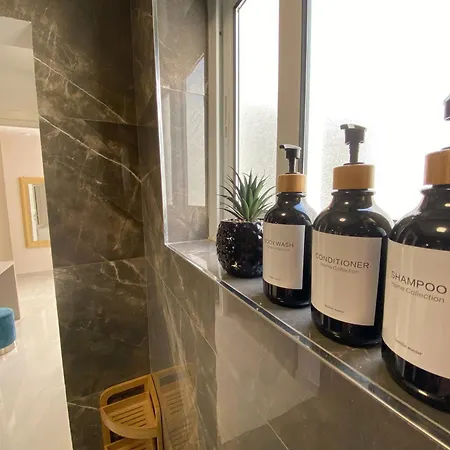 公寓 Mia Black Luxury - Luxury Topfloor With Private Terrace In Qawra - Adults Only - 1 Masterbed 2 Bathroom 圣保罗湾城