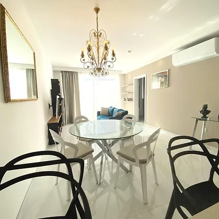公寓 Mia Black Luxury - Luxury Topfloor With Private Terrace In Qawra - Adults Only - 1 Masterbed 2 Bathroom *