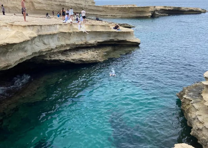 Mia Black Luxury - Luxury Topfloor With Private Terrace In Qawra - Adults Only - 1 Masterbed 2 Bathroom * St. Paul's Bay