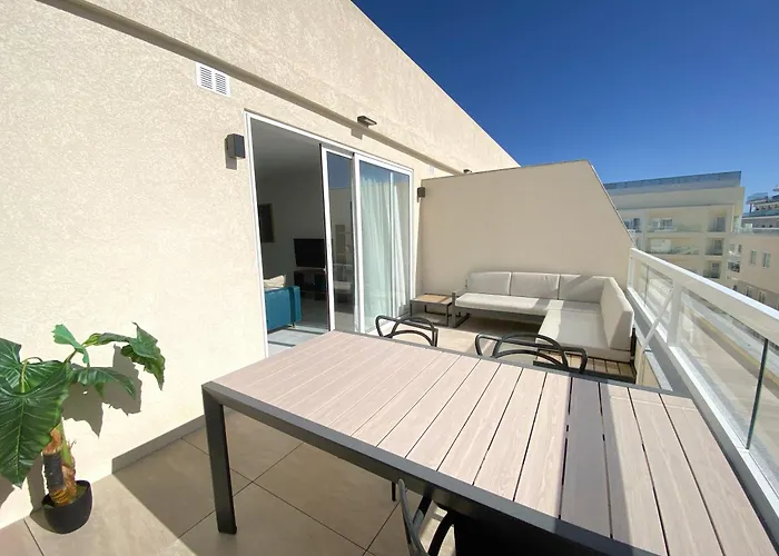 Daire Mia Black Luxury - Luxury Topfloor With Private Terrace In Qawra - Adults Only - 1 Masterbed 2 Bathroom St. Paul's Bay